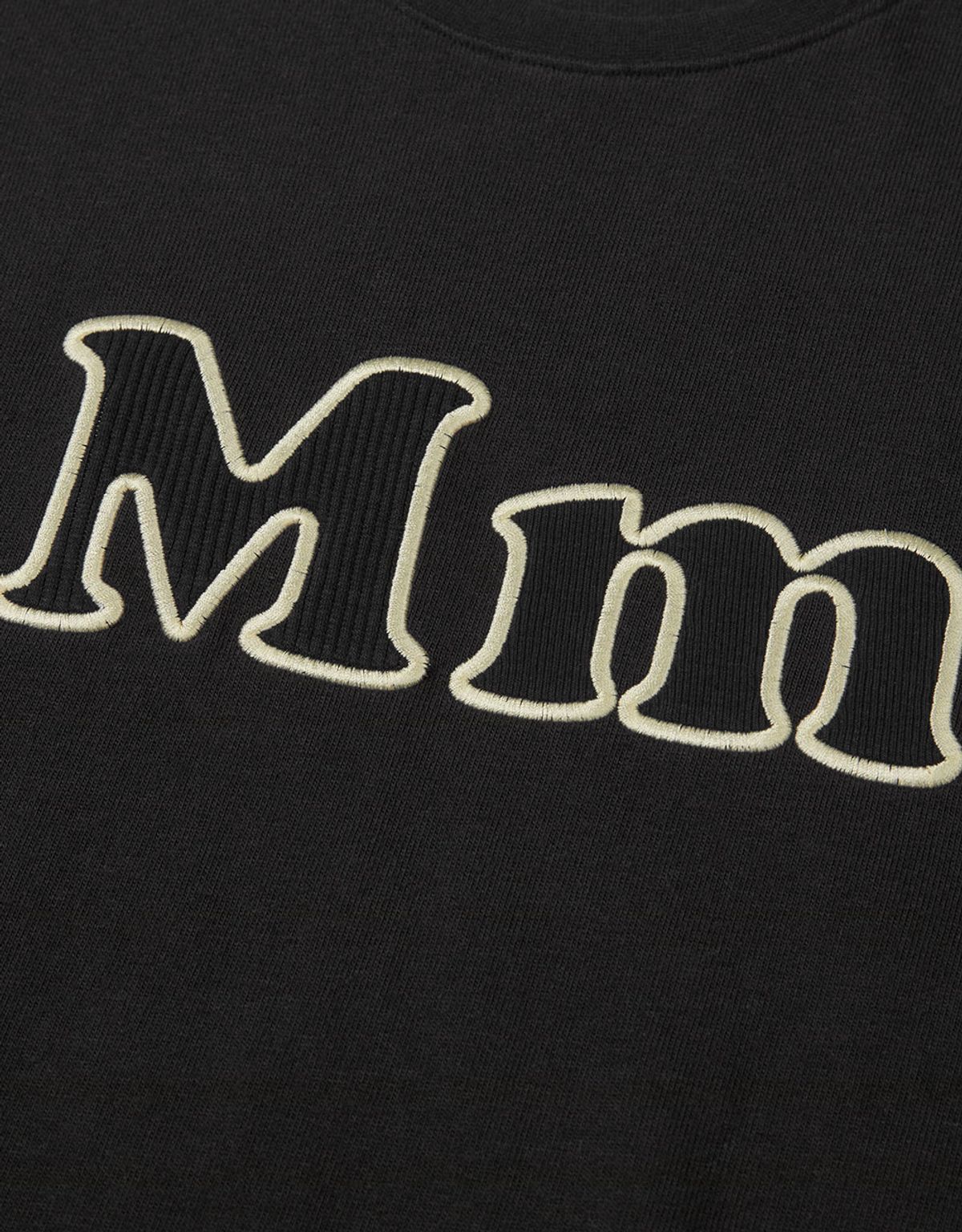 엠엠엘지(MMLG) [Mmlg] Mm APPLIQUE LSV-T (EVERY BLACK)