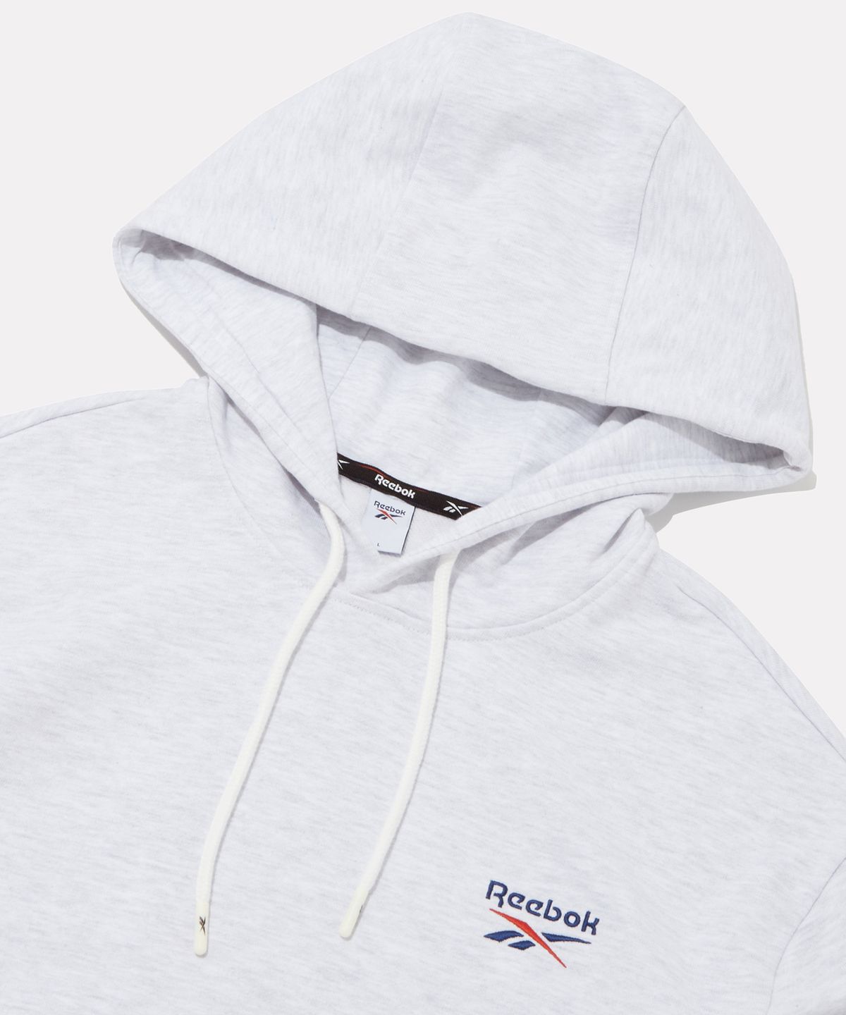 리복(REEBOK) 헤리티지 후디 - 멜란지 라이트 그레이
