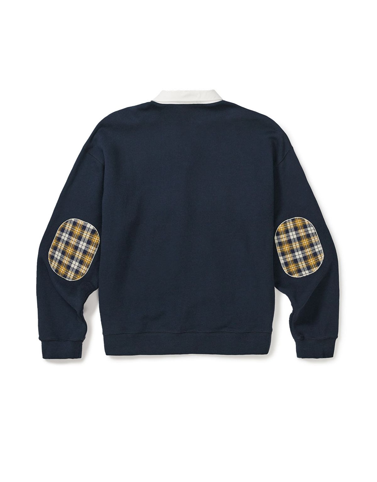 엠엠엘지(MMLG) [Mmlg] CHECK PLAY RUGBY SWEAT (AUTHENTIC NAVY)