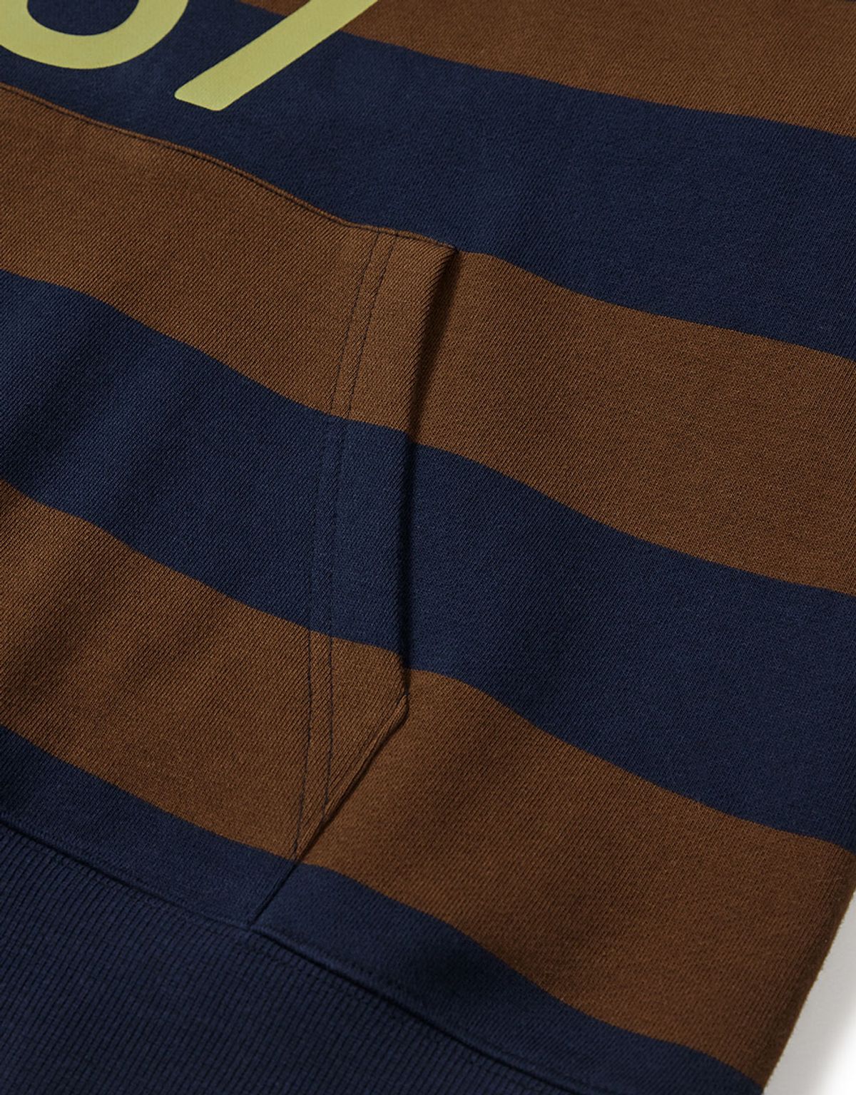 엠엠엘지(MMLG) [Mmlg] WE STRIPE HOODIE (NAVY)
