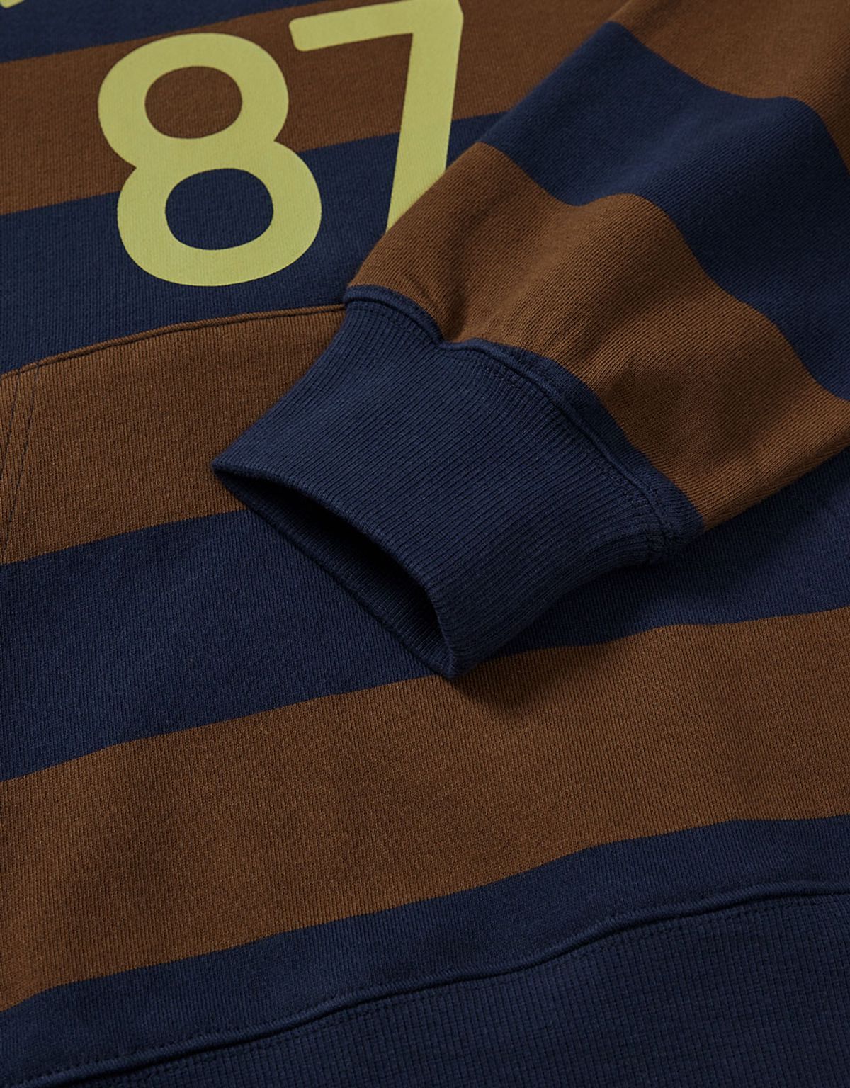 엠엠엘지(MMLG) [Mmlg] WE STRIPE HOODIE (NAVY)