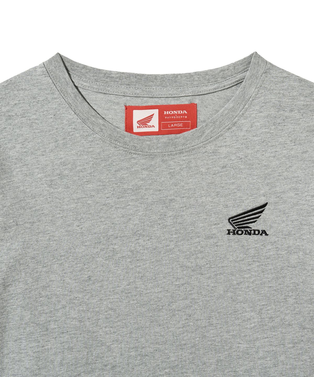 핍스 모터사이클(PHYPS MOTORCYCLE) [2Pack] Original Wing Logo Long Sleeve Gray / Black
