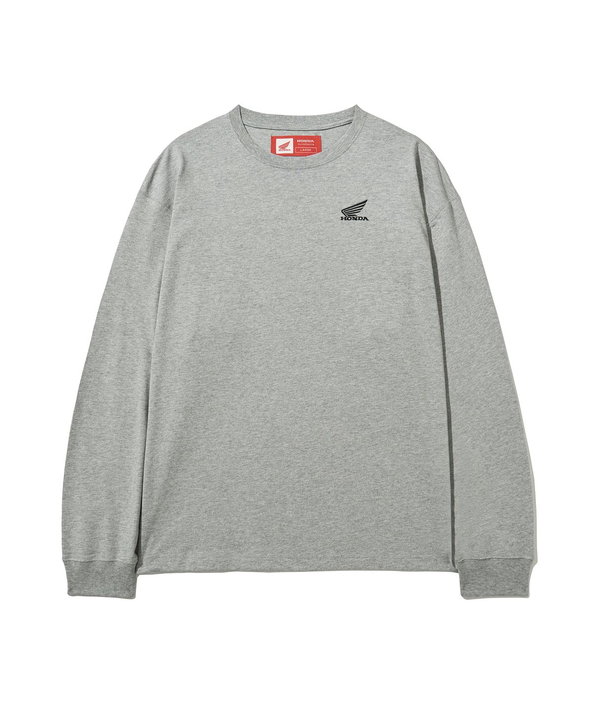 핍스 모터사이클(PHYPS MOTORCYCLE) [2Pack] Original Wing Logo Long Sleeve Gray / Black