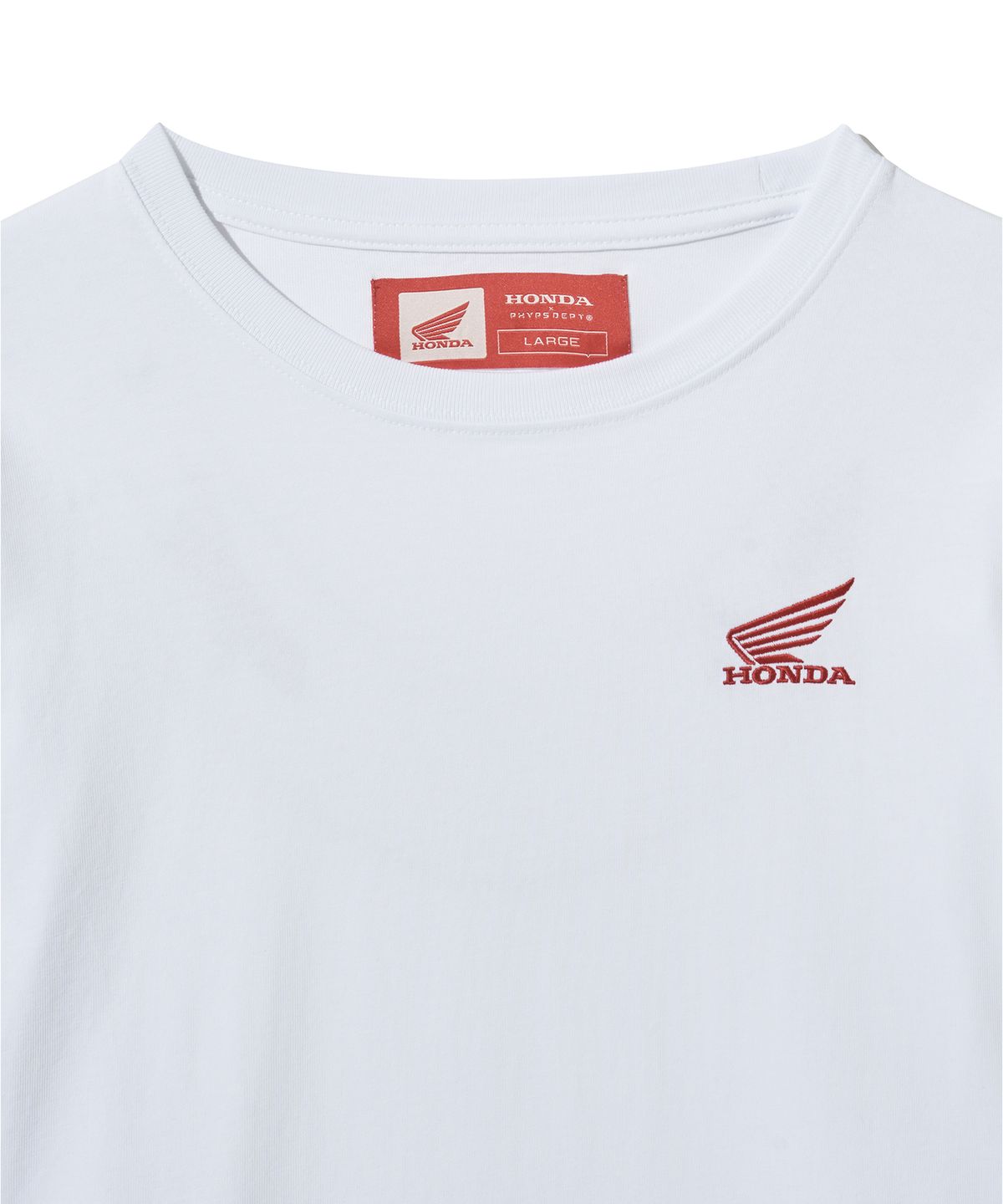 핍스 모터사이클(PHYPS MOTORCYCLE) [2Pack] Original Wing Logo Long Sleeve White / Navy
