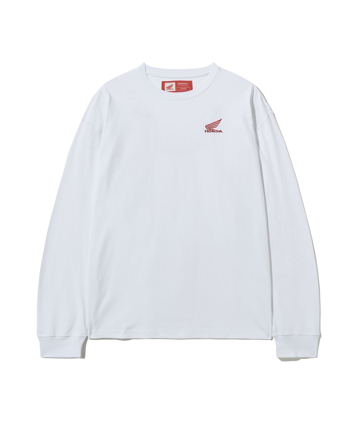핍스 모터사이클(PHYPS MOTORCYCLE) [2Pack] Original Wing Logo Long Sleeve White / Navy