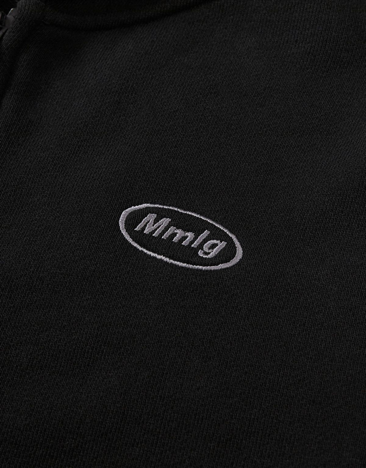엠엠엘지(MMLG) [Mmlg] WASHED OPACITY HOOD ZIPUP (EVERY BLACK)