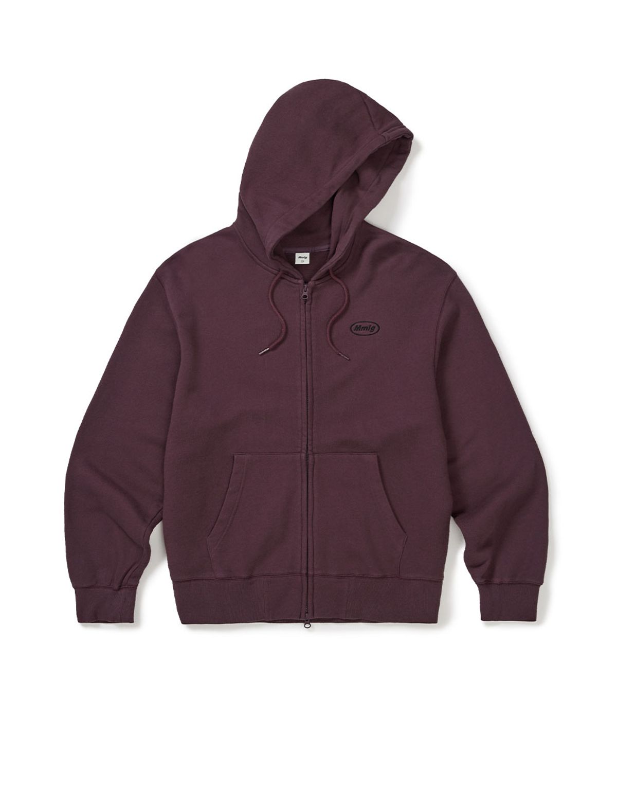 엠엠엘지(MMLG) [Mmlg] WASHED OPACITY HOOD ZIPUP (GRAPE JUICE)