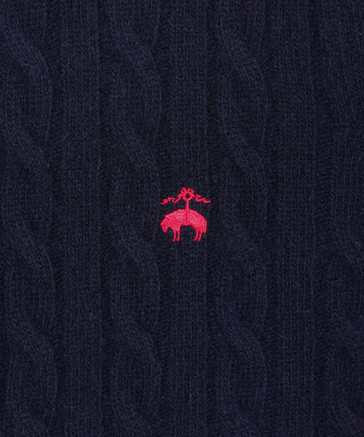 브룩스 브라더스(BROOKS BROTHERS) [여성] 울 케이블 가디건 (네이비) (BBWCWBF402)