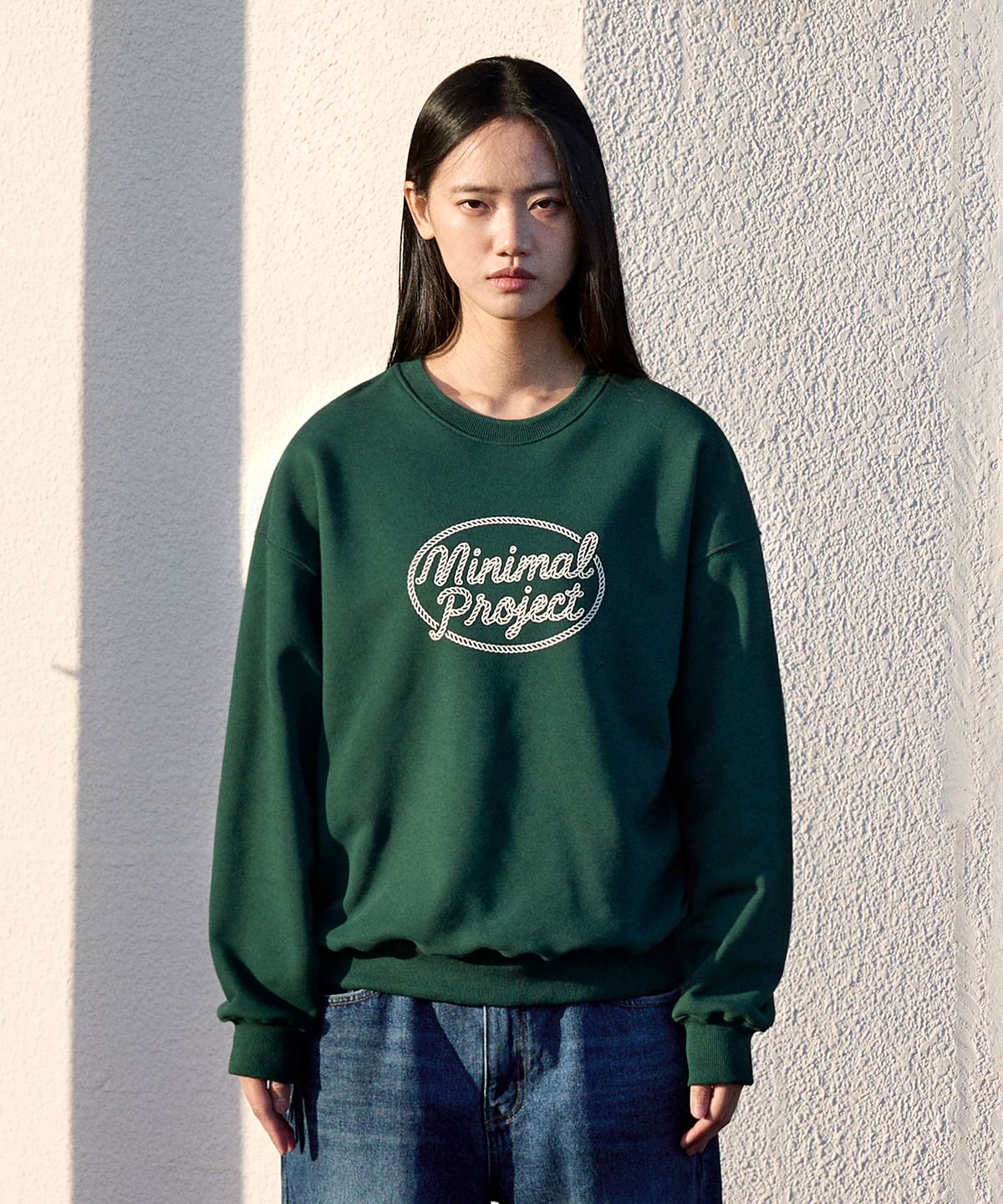 미니멀프로젝트(MINIMALPROJECT) 코지 오버핏 맨투맨 티셔츠 MMT143-Z / 3COLOR