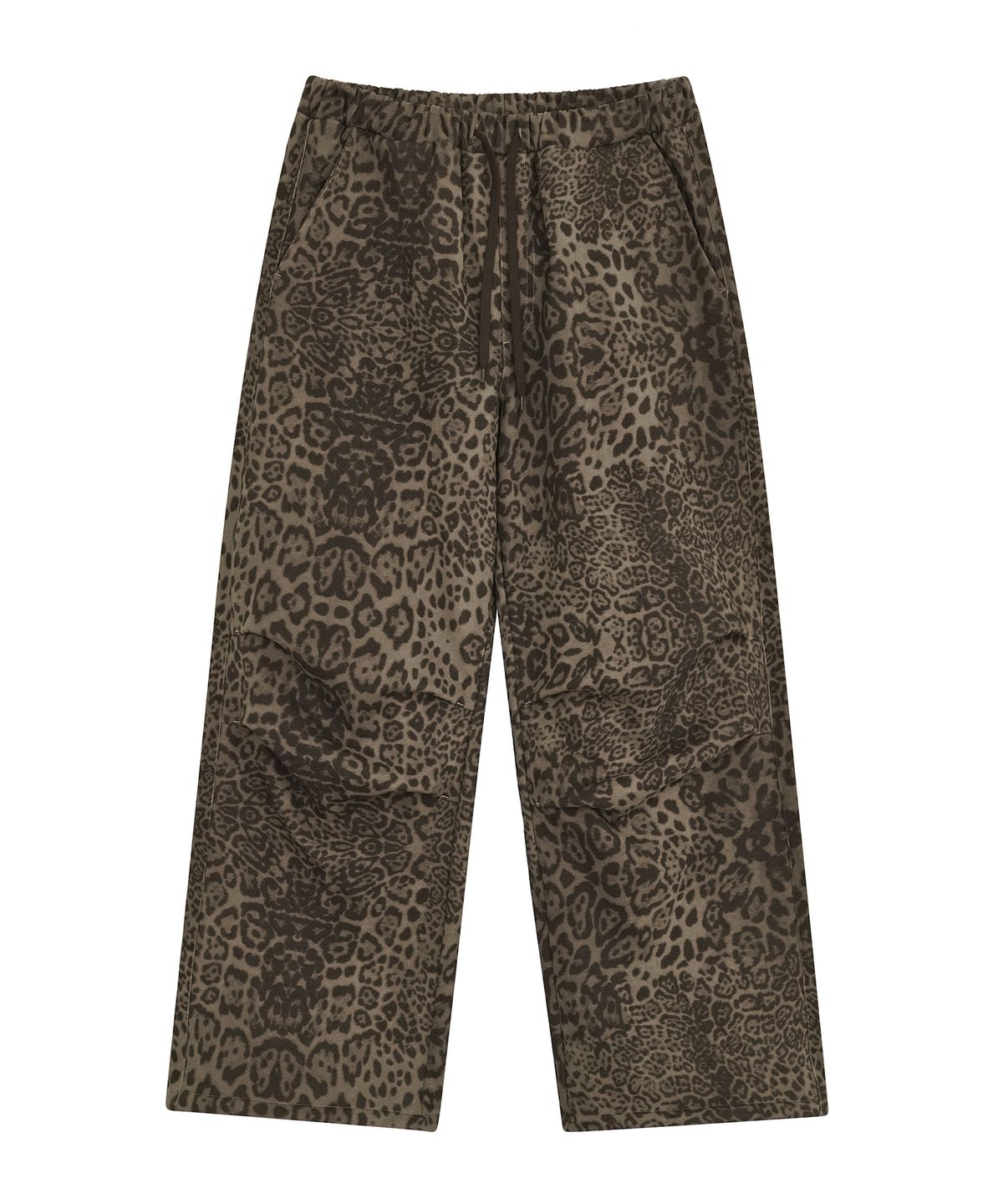 데프가먼츠(DEFGARMENTS) LEOPARD SWEAT PANTS [BROWN]