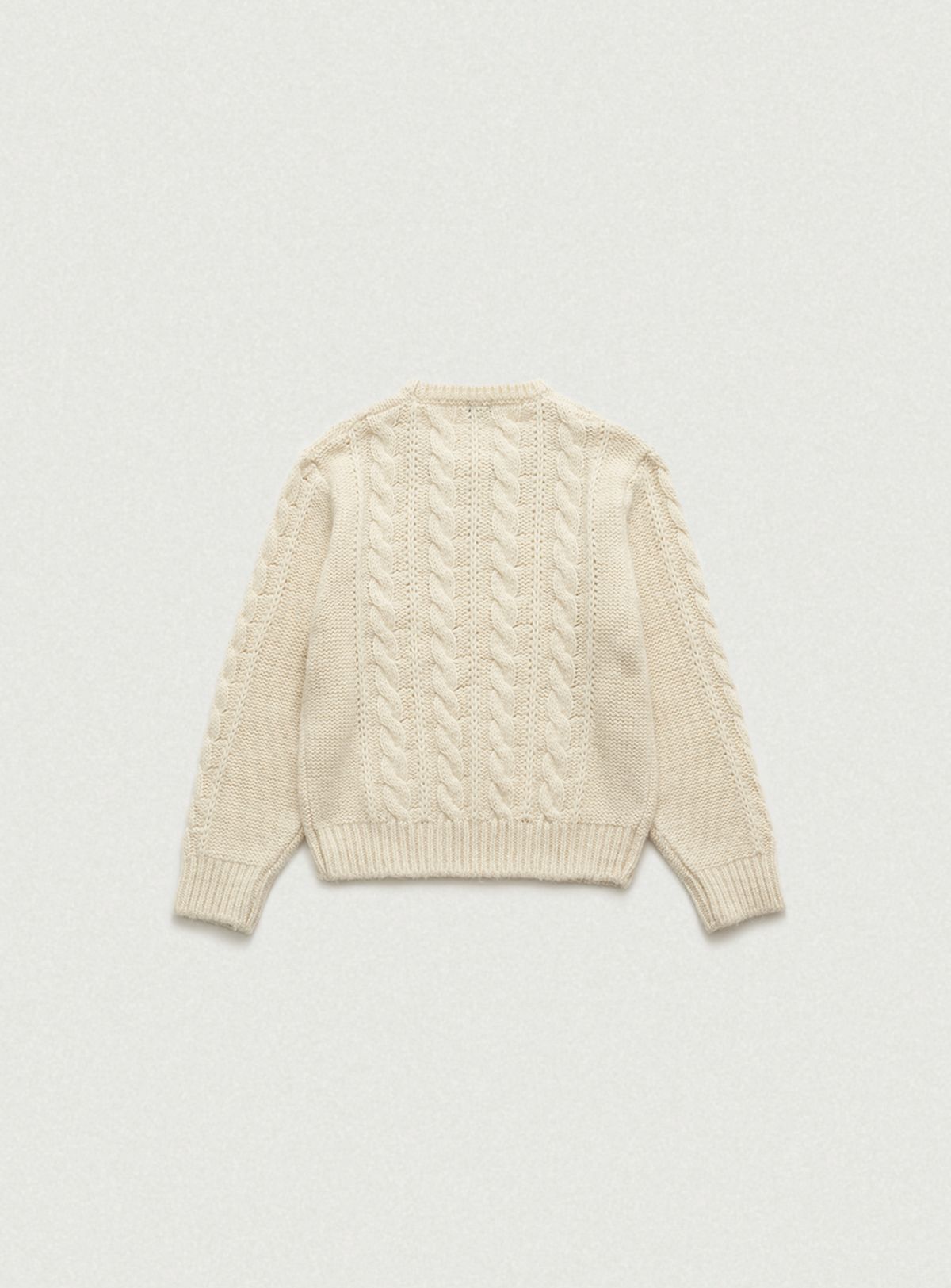 더바넷(THEBARNNET) Pope Cable Knit Sweater