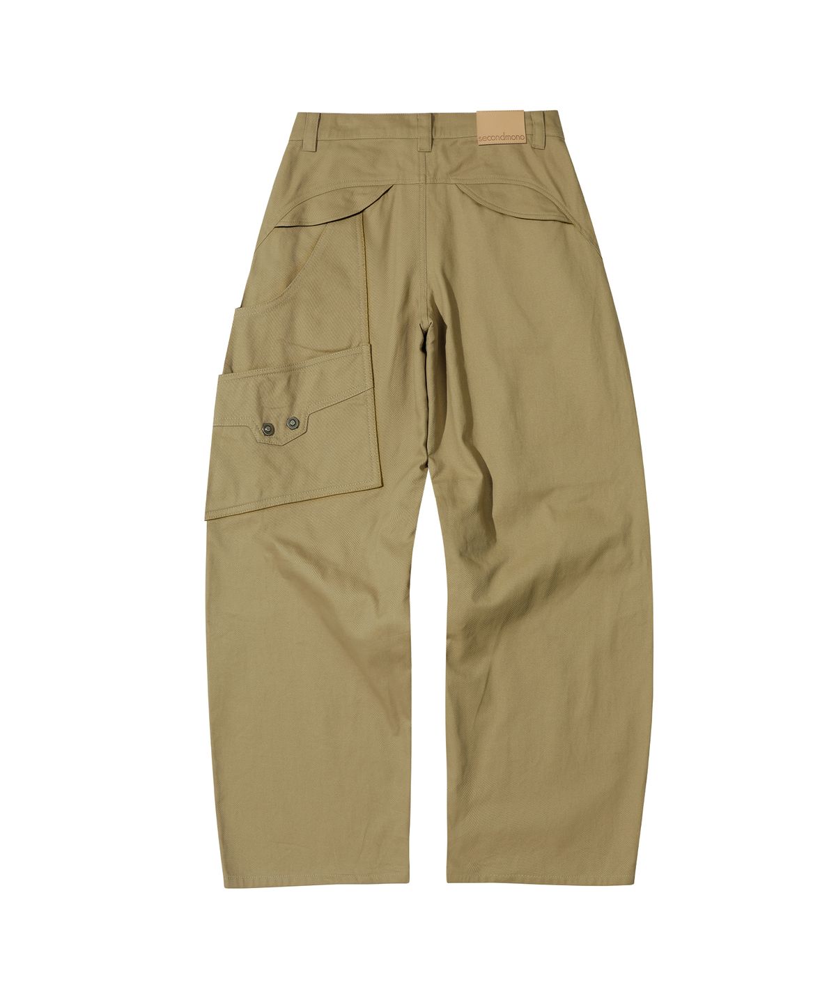 세컨모놀로그(SECONDMONO) Cotton Bolt Work Pants [BEIGE]_SEPT081BEIGESEPT069BEIGE