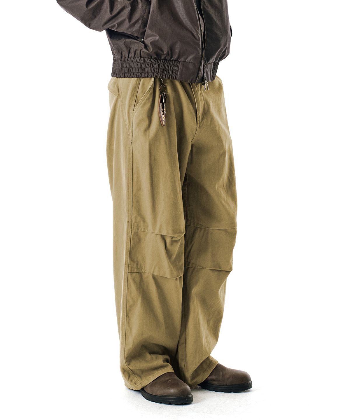 세컨모놀로그(SECONDMONO) Cotton Bolt Work Pants [BEIGE]_SEPT081BEIGESEPT069BEIGE