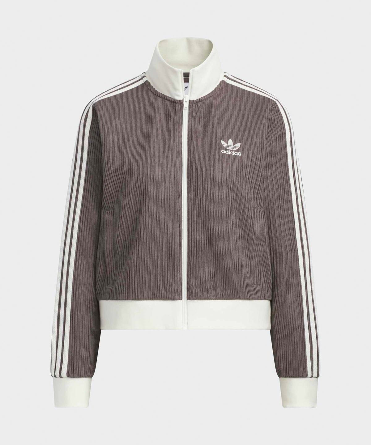 아디다스(ADIDAS) 니트 트랙탑  - 차콜 / KC2650
