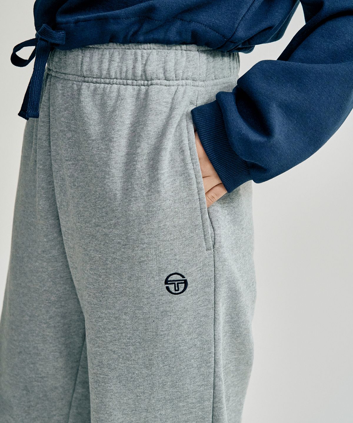 세르지오 타키니(SERGIO TACCHINI) W 프렌치 테리 조거팬츠 (Melange Grey)