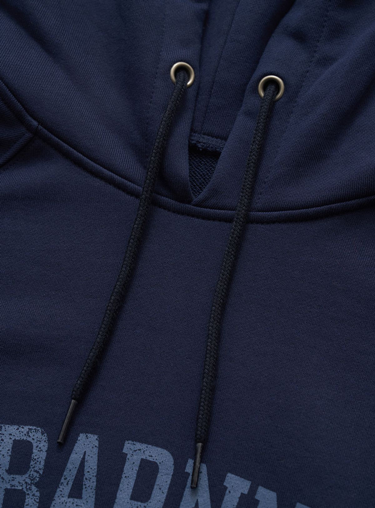 더바넷(THEBARNNET) Oversized Coma Pullover Hoodie_Navy