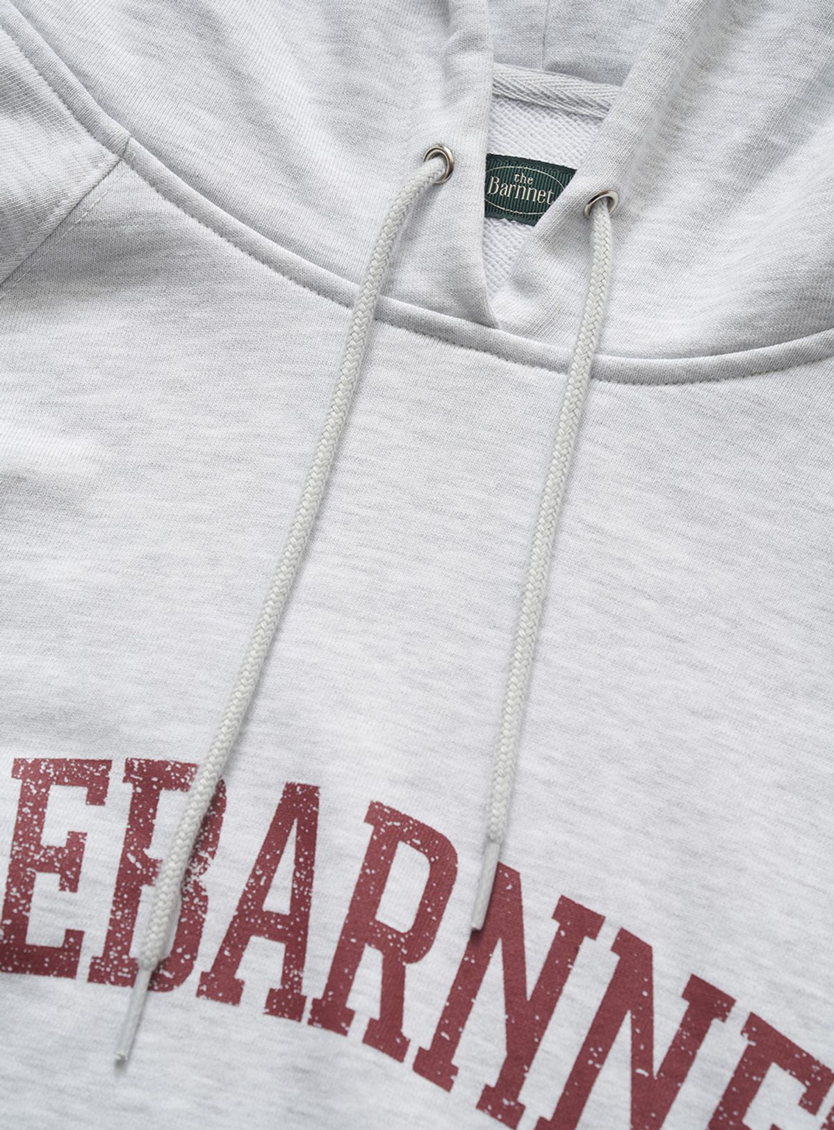 더바넷(THEBARNNET) Oversized Coma Pullover Hoodie_Melange grey