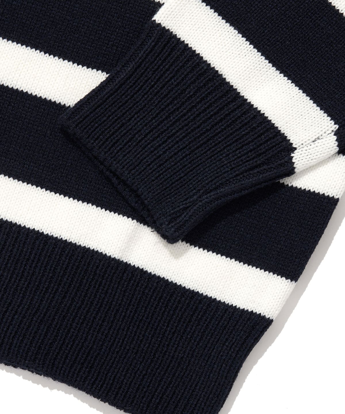쿨트(KULTE) DAILY STRIPE KNIT_NAVY