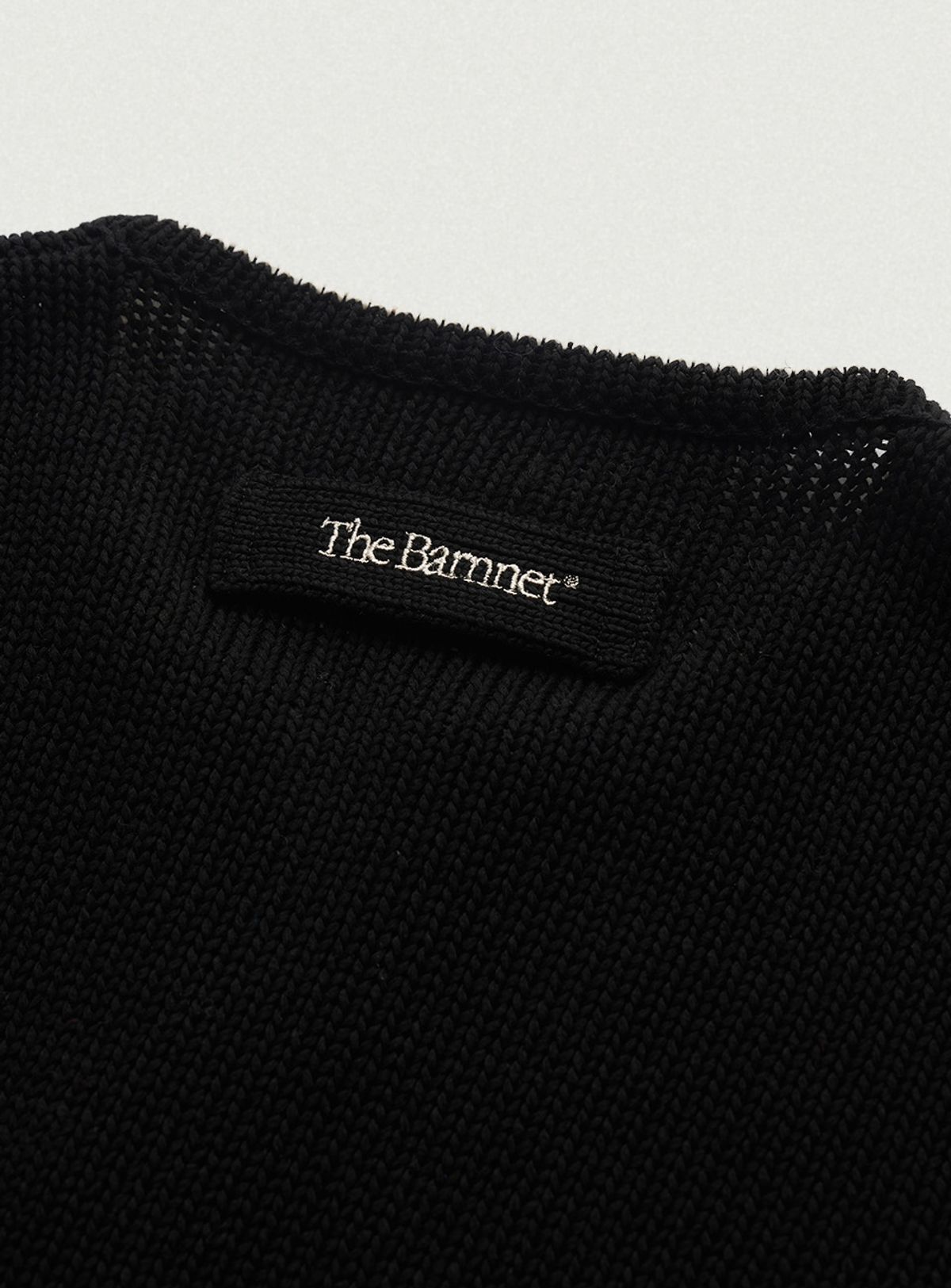 더바넷(THEBARNNET) Lustre Cotton Knit Cardigan