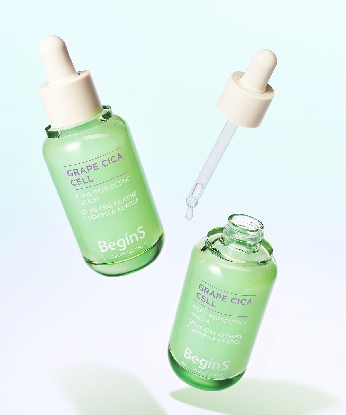 비긴스 바이 정샘물(BEGINS) [SET] 핑크 구아바 글루타치온 흔적 토너 300ml + 세럼 30ml (흔적/포어 택 1)(잡모니 키링 + 흔적세럼5ml + 아이 겔패치 1매 증정)