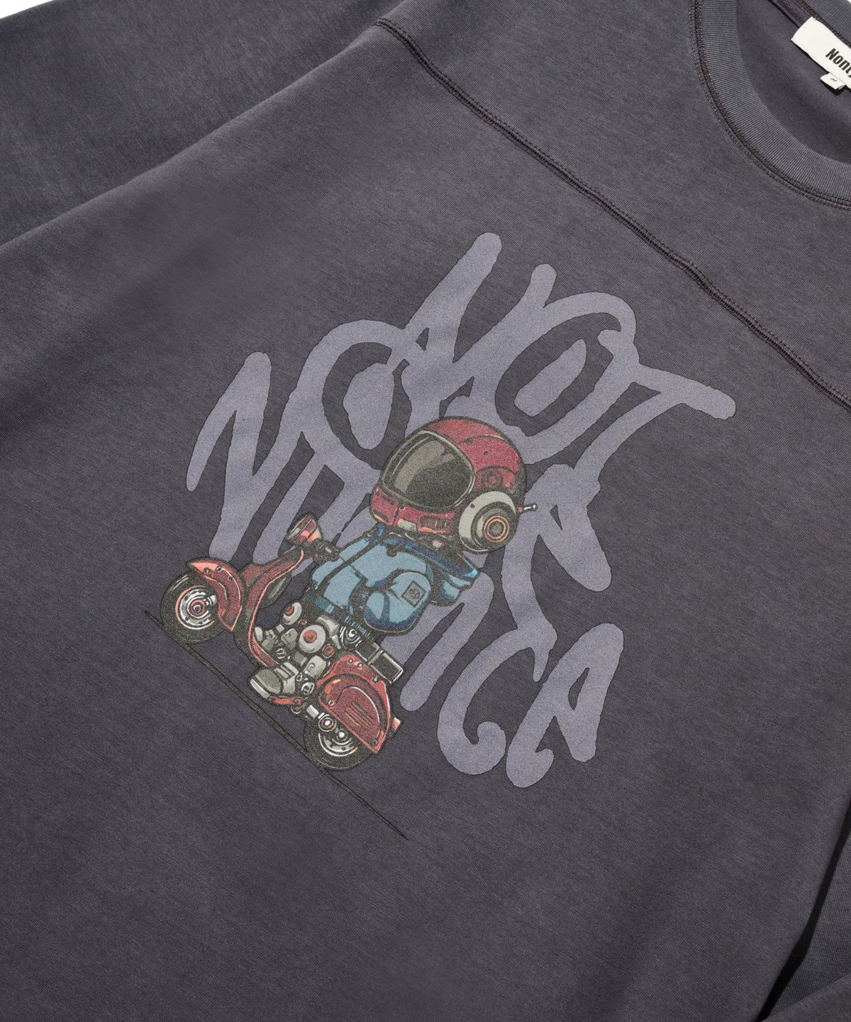 논타입(NONTYPE) N.O.N BIKE LONG SLEEVE (NAVY PURPLE)