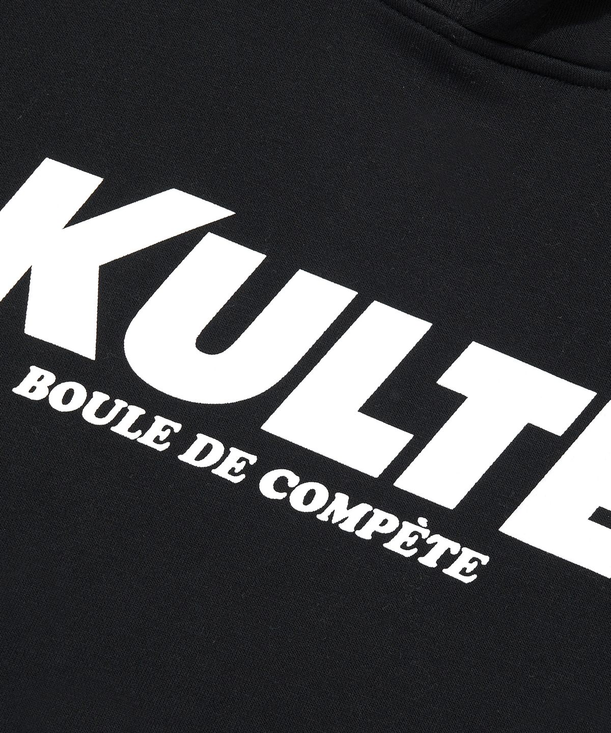 쿨트(KULTE) DYNAMIC LOGO HOODY_BLACK