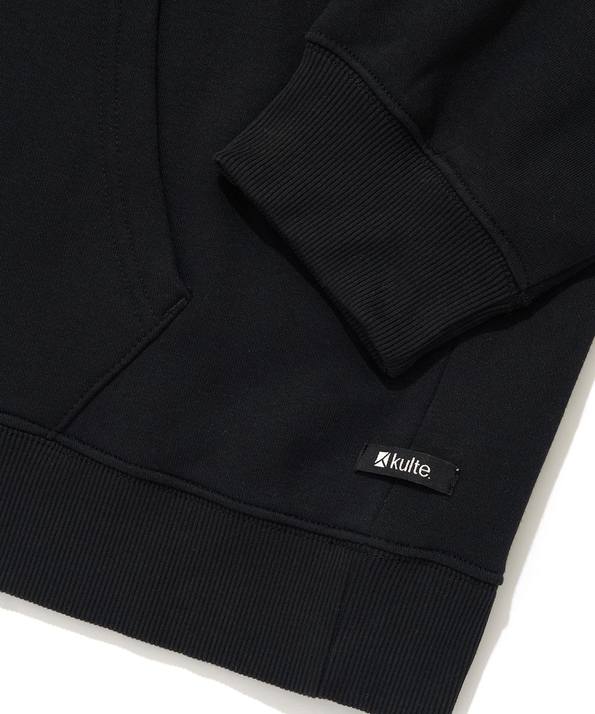 쿨트(KULTE) DYNAMIC LOGO HOODY_BLACK