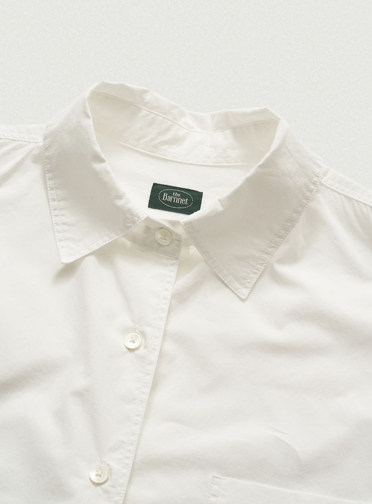 더바넷(THEBARNNET) Raye Pocket Shirt_White