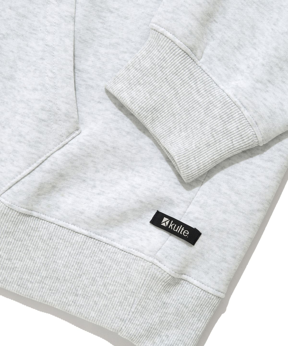 쿨트(KULTE) K HEART LOGO HOODY_L.MELANGE