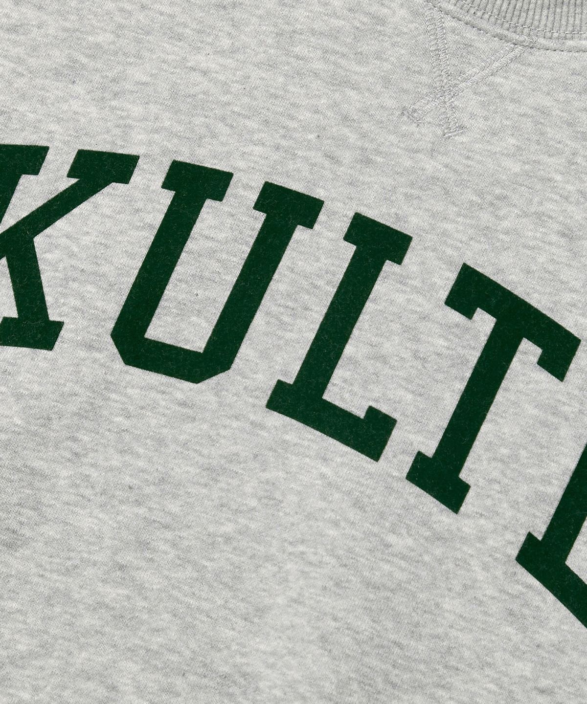쿨트(KULTE) COLLEGE FLOPPY CREWNECK_M.GREY