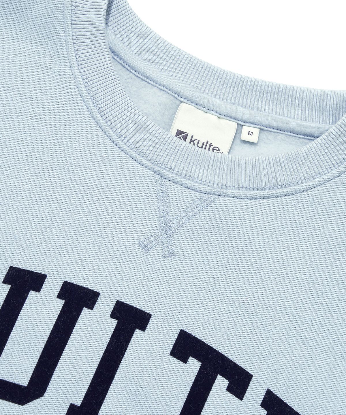 쿨트(KULTE) COLLEGE FLOPPY CREWNECK_L.BLUE