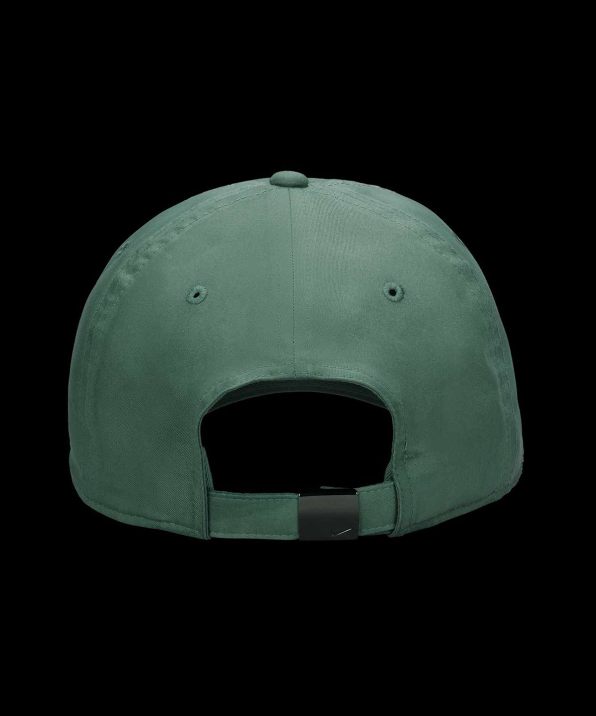 나이키(NIKE) 드라이 핏 클럽 언스트럭처 메탈 스우시 캡 - 클레이 그린:메탈릭 블랙 / FB5372-364