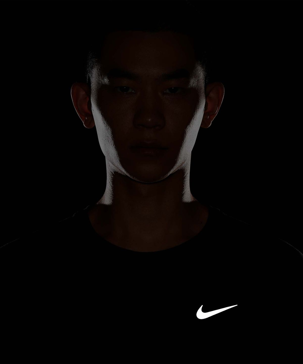 나이키(NIKE) 스트라이드 드라이 핏 러닝 와플 크루 M - 블랙 / HV2706-010
