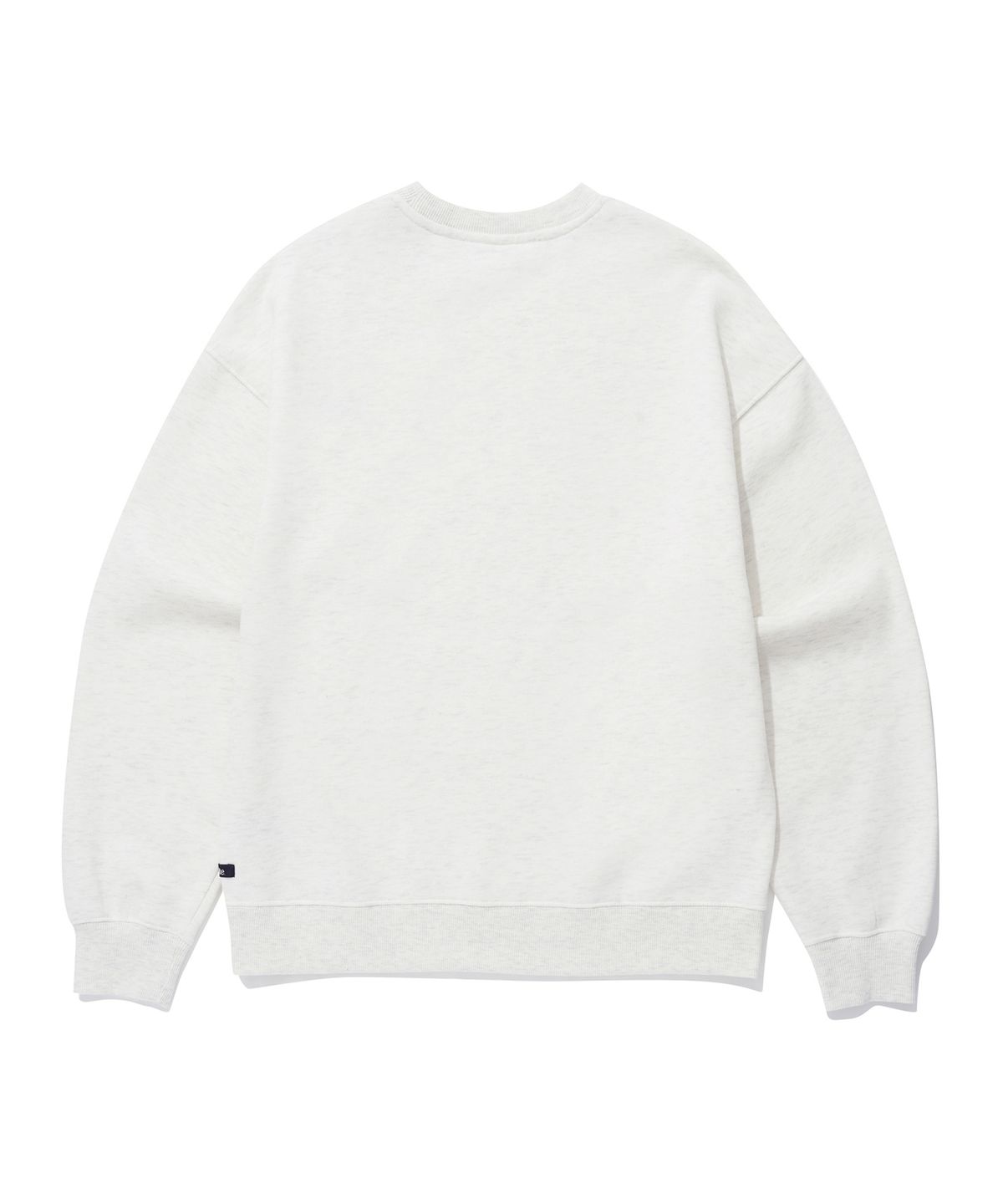 쿨트(KULTE) SMALL SCRIPT CHAIN CREWNECK_O.B.MELANGE