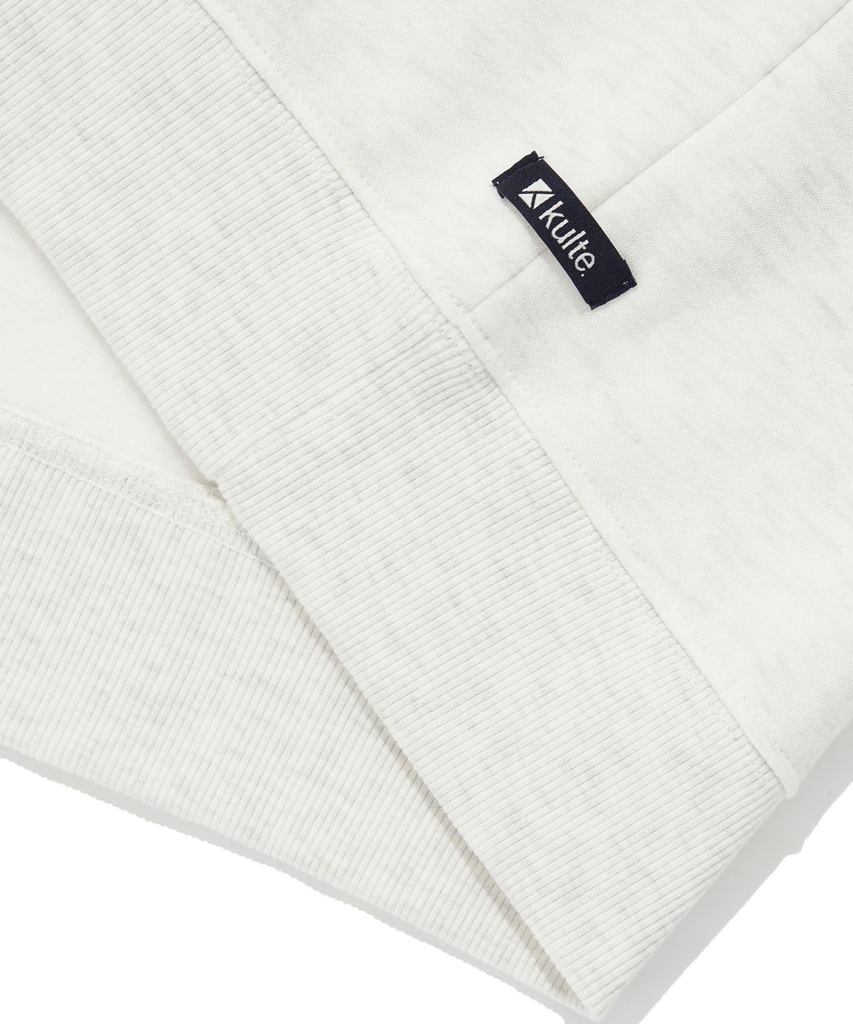 쿨트(KULTE) SMALL SCRIPT CHAIN CREWNECK_O.B.MELANGE