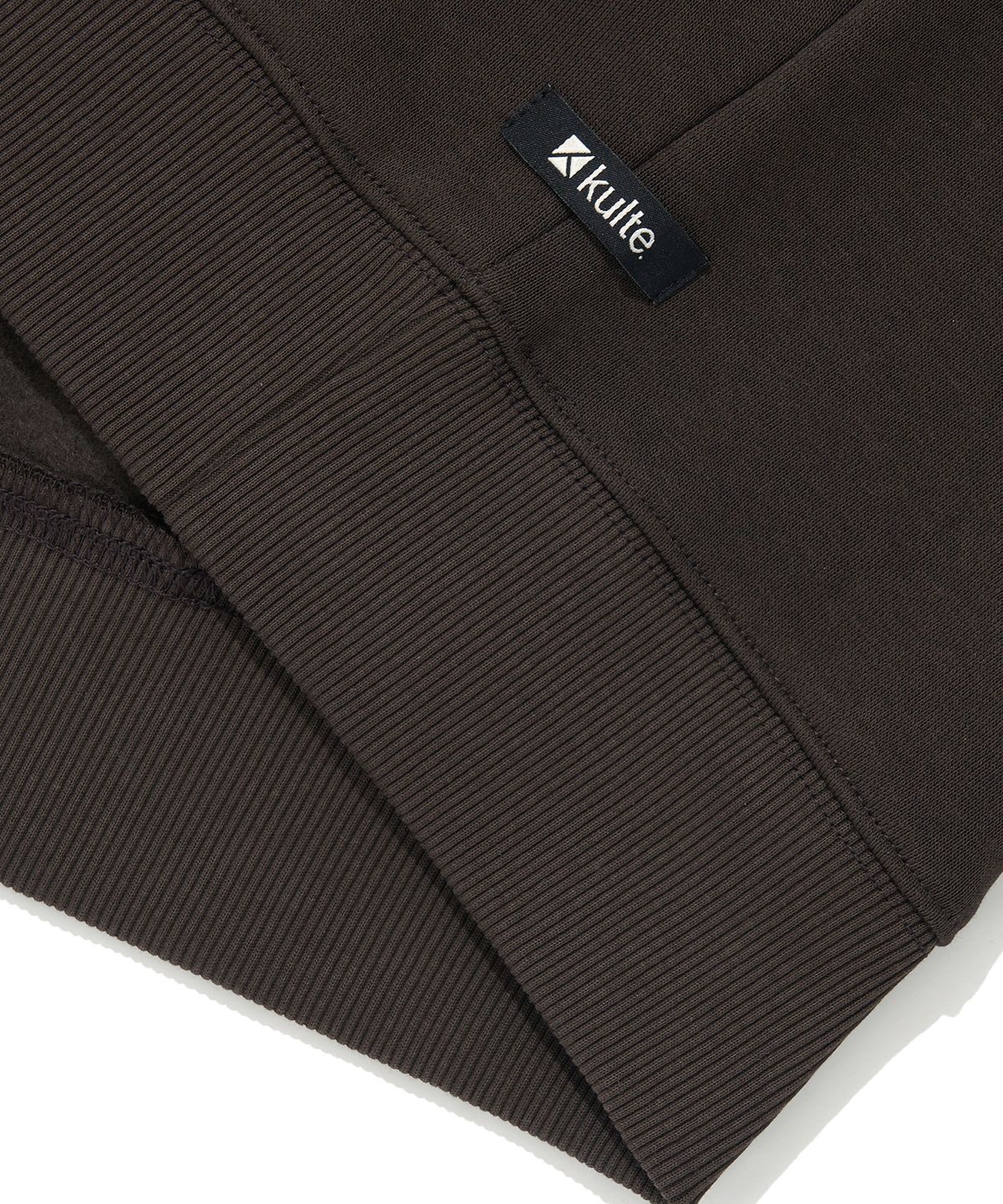쿨트(KULTE) SMALL SCRIPT CHAIN CREWNECK_BROWN