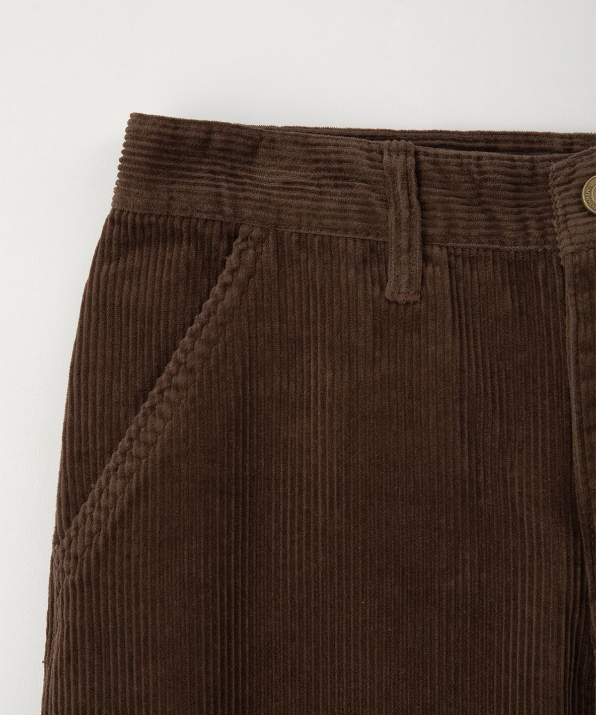 썸웨어버터(SOMEWHEREBUTTER) Sander Corduroy Pants - Brown