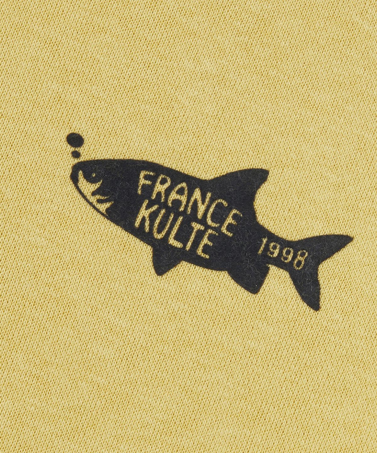 쿨트(KULTE) SMALL FISH CREWNECK_YELLOW