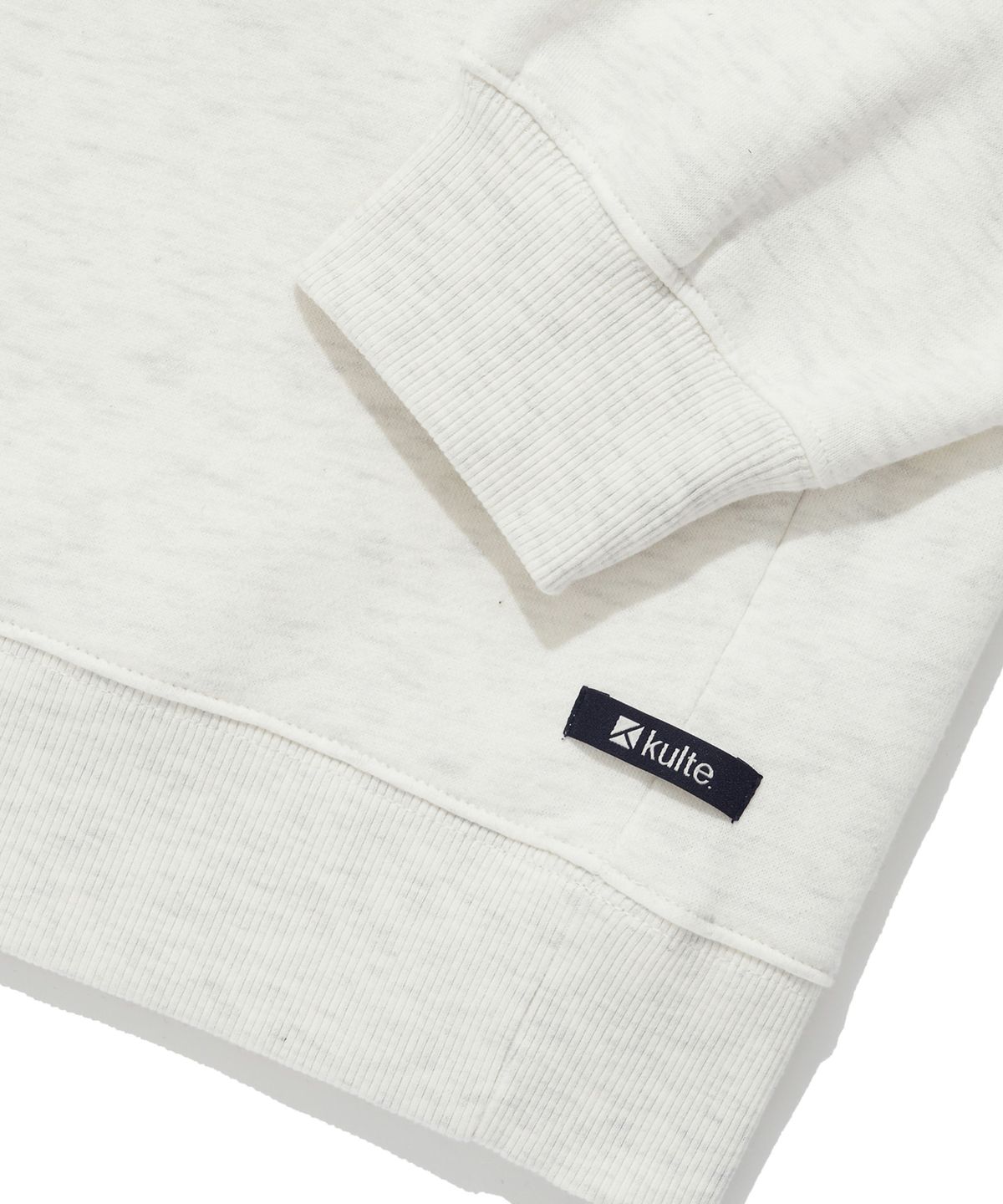 쿨트(KULTE) SMILE LOGO CREWNECK_O.B.MELANGE