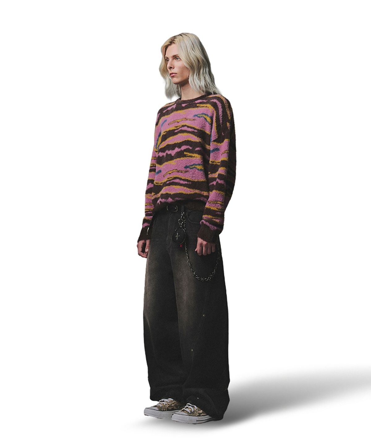 낫포너드(NOT4NERD) Night Mist Mohair Knit - Brown