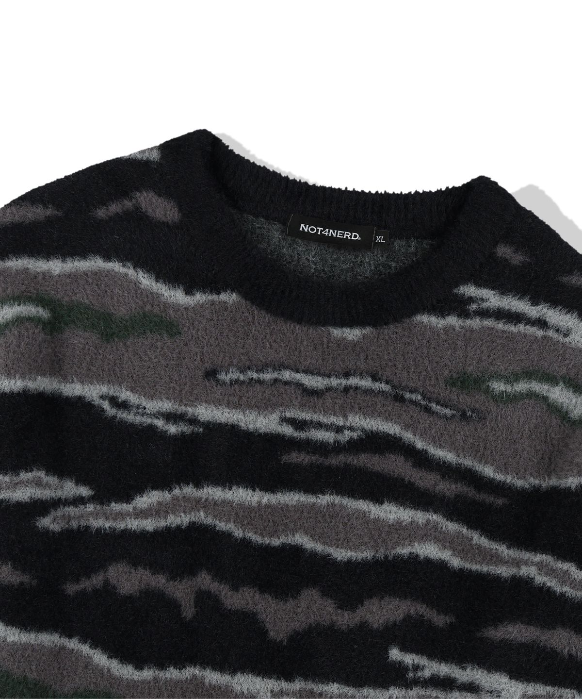 낫포너드(NOT4NERD) Night Mist Mohair Knit - Black