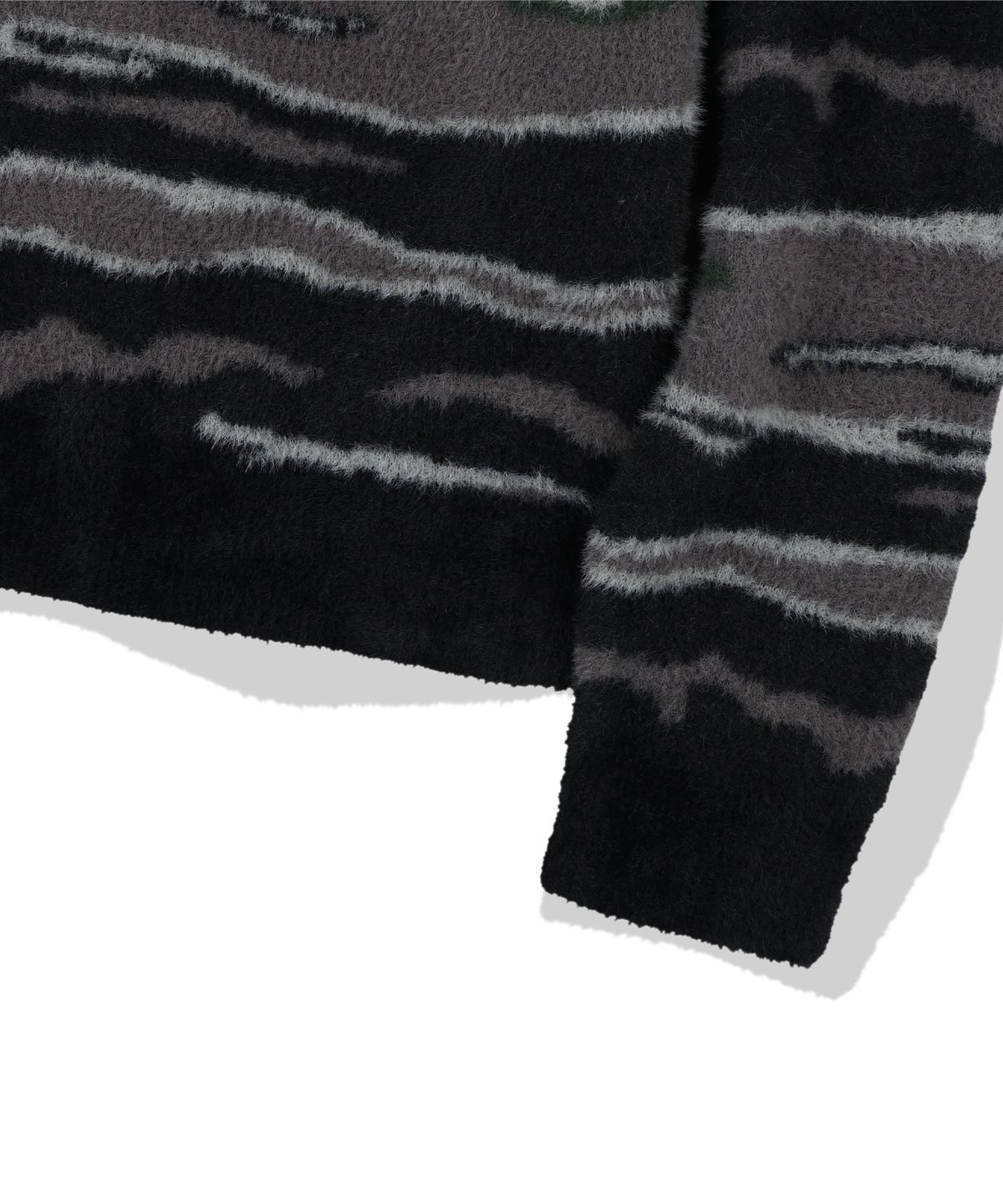 낫포너드(NOT4NERD) Night Mist Mohair Knit - Black