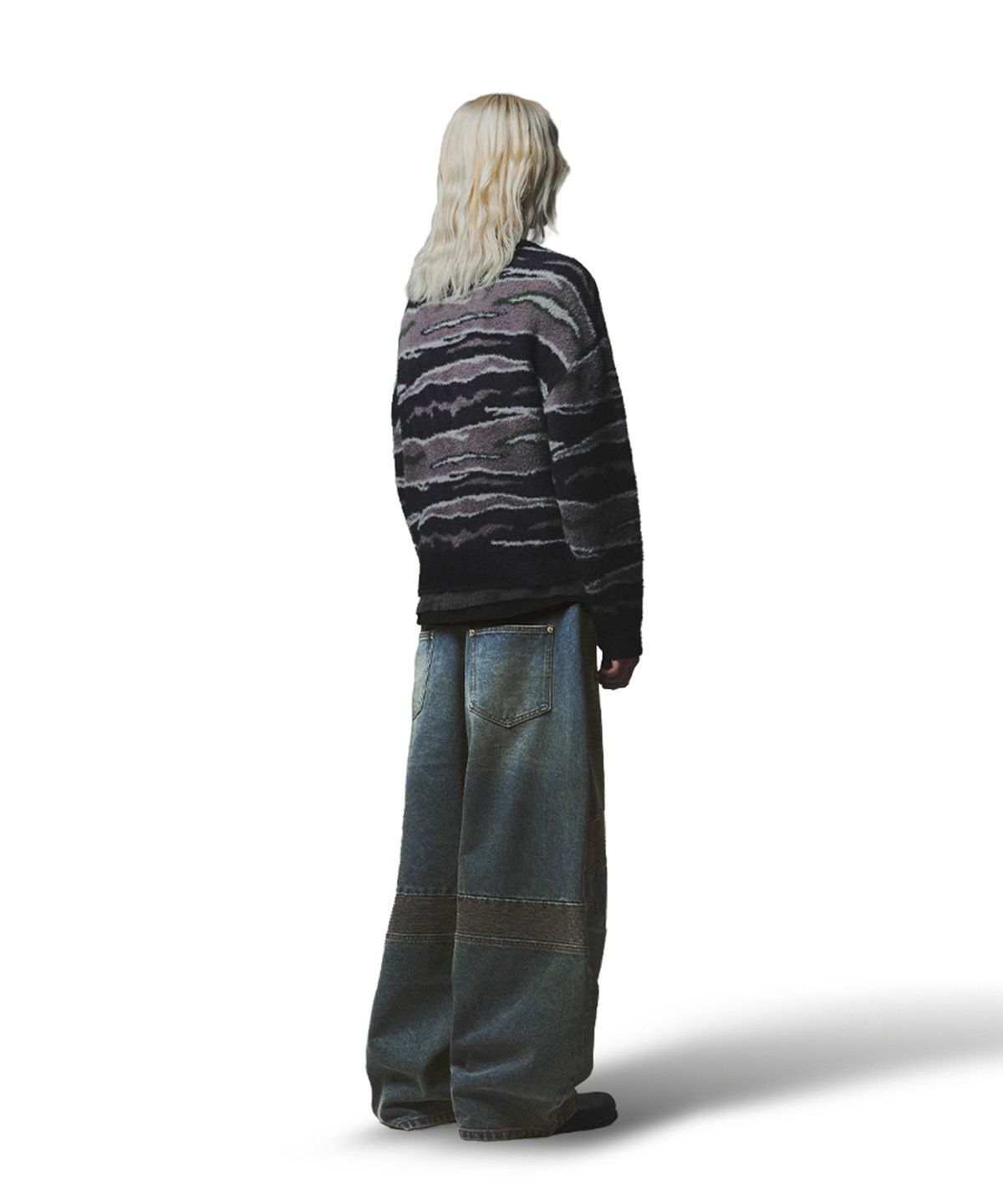 낫포너드(NOT4NERD) Night Mist Mohair Knit - Black