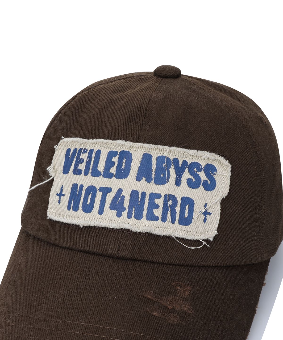 낫포너드(NOT4NERD) Veiled Abyss Patched Ball Cap - Brown