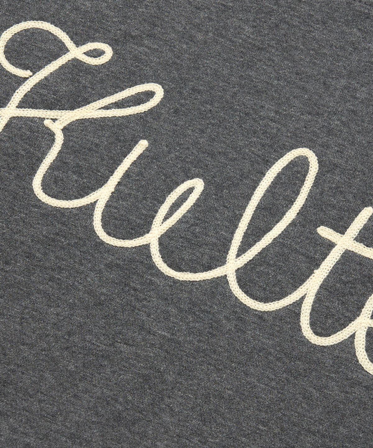 쿨트(KULTE) SCRIPT CHAIN EMB CREWNECK_C.M.GREY