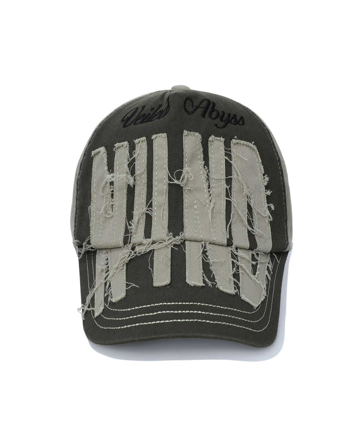낫포너드(NOT4NERD) N4ND Logo Applique Ball Cap - Green