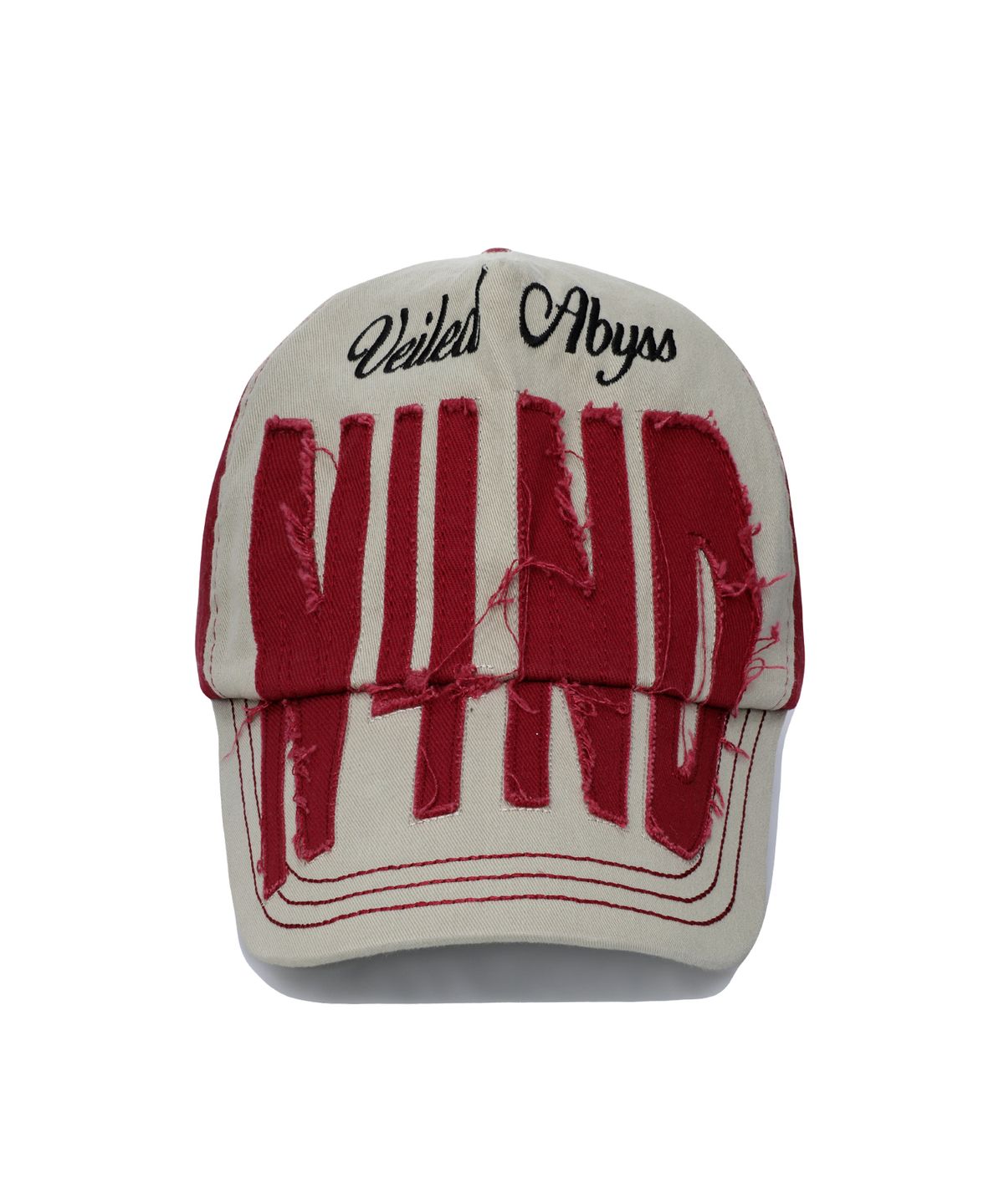 낫포너드(NOT4NERD) N4ND Logo Applique Ball Cap - Red