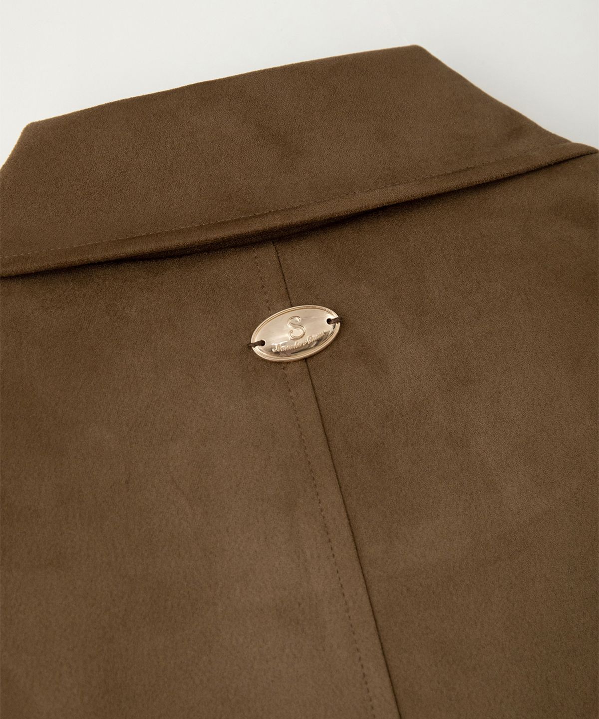 썸웨어버터(SOMEWHEREBUTTER) Rust Suede Jacket - Brown