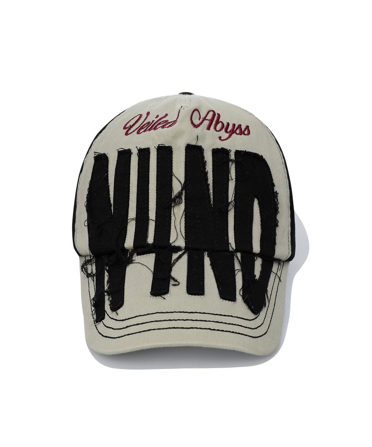 낫포너드(NOT4NERD) N4ND Logo Applique Ball Cap - Black