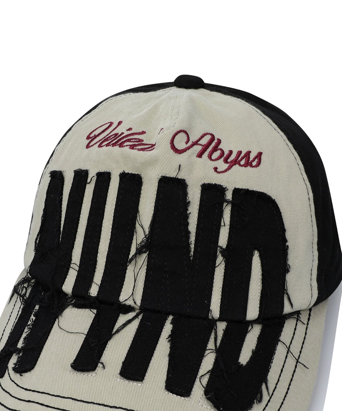 낫포너드(NOT4NERD) N4ND Logo Applique Ball Cap - Black